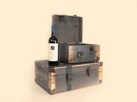 product design espositori vino sassicaia