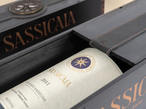 design packaging & labelling sassicaia