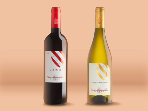 graphic design wine labelling conte brandolini